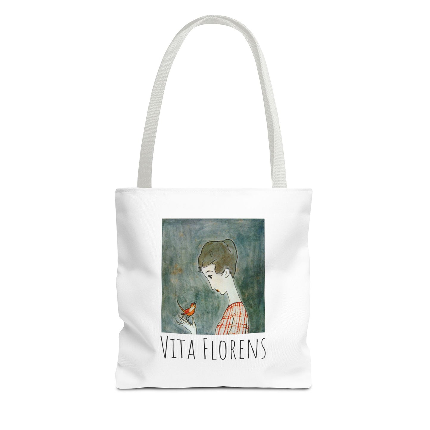 Tote Bag (AOP) - A Red Bird