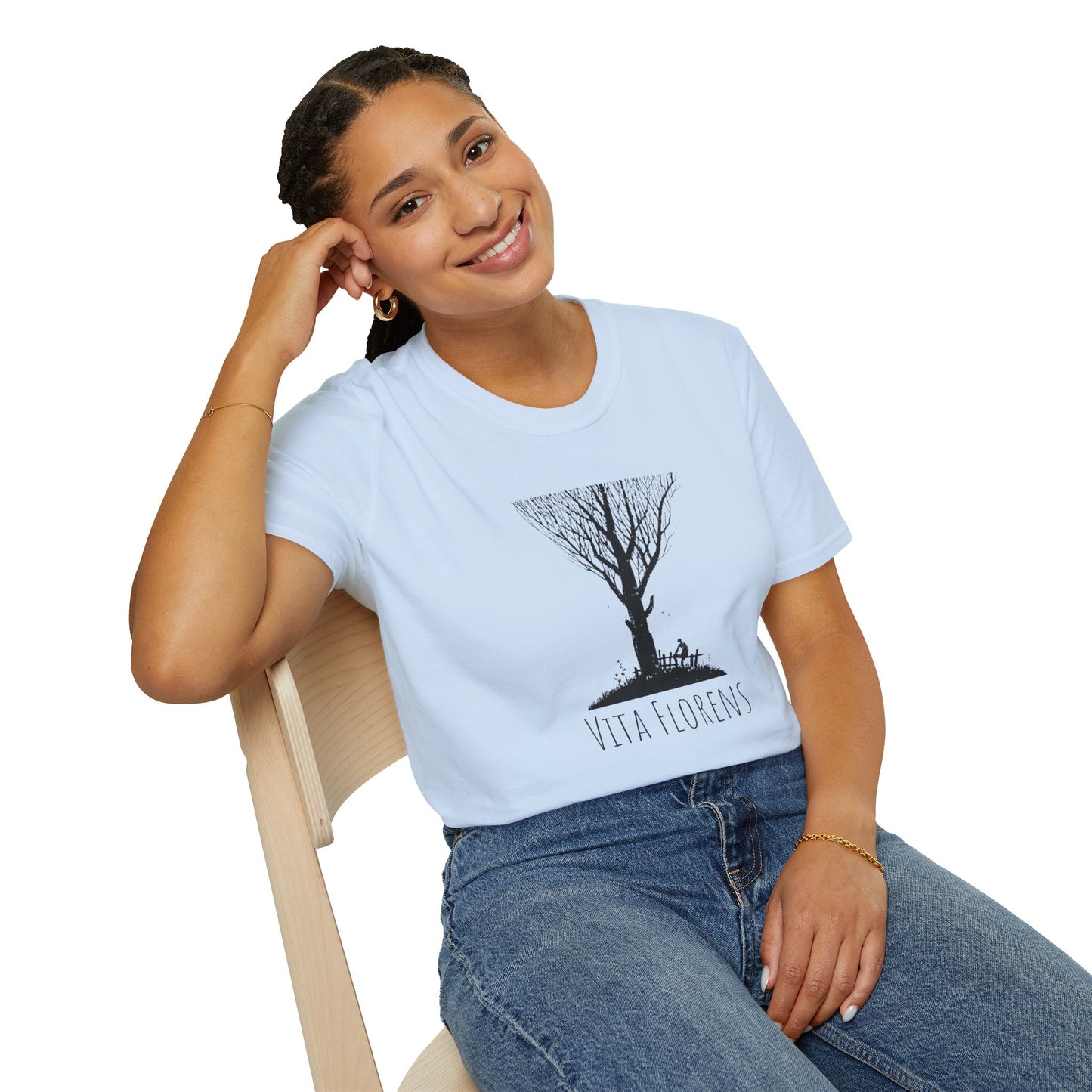 Unisex Softstyle T-Shirt - Tree and Man