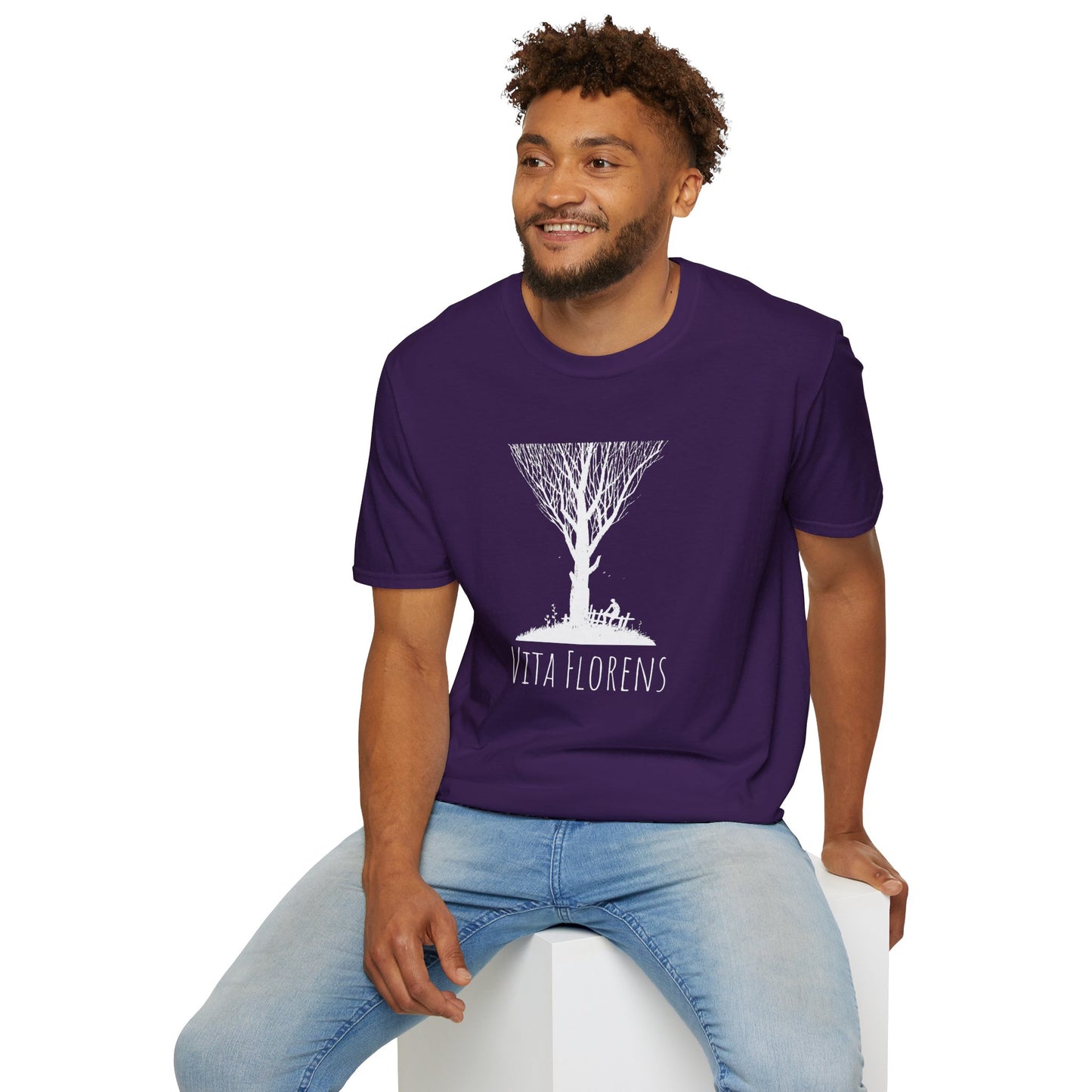 Unisex Softstyle T-Shirt - Tree and Man