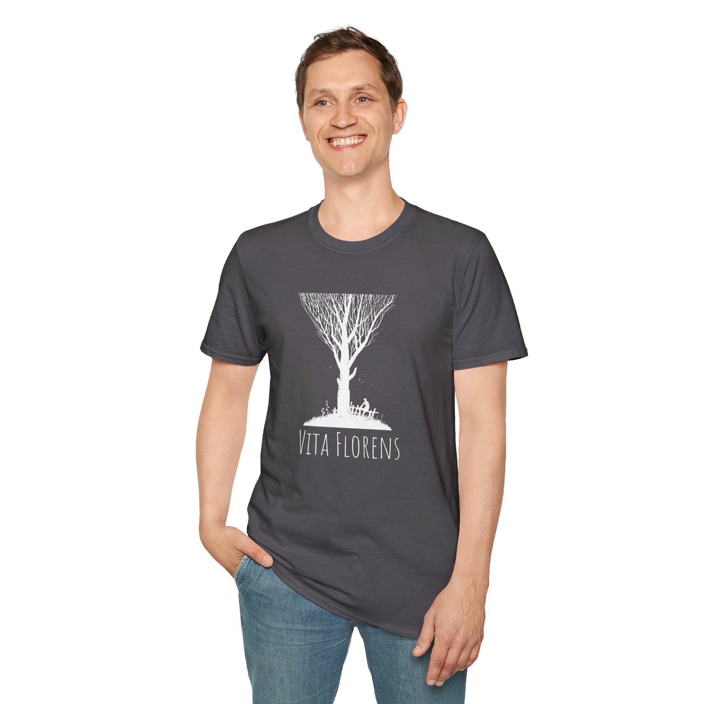 Unisex Softstyle T-Shirt - Tree and Man