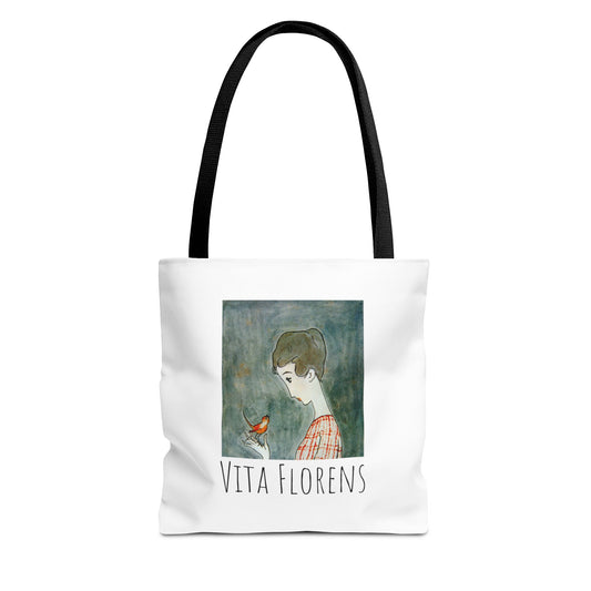 Tote Bag (AOP) - A Red Bird