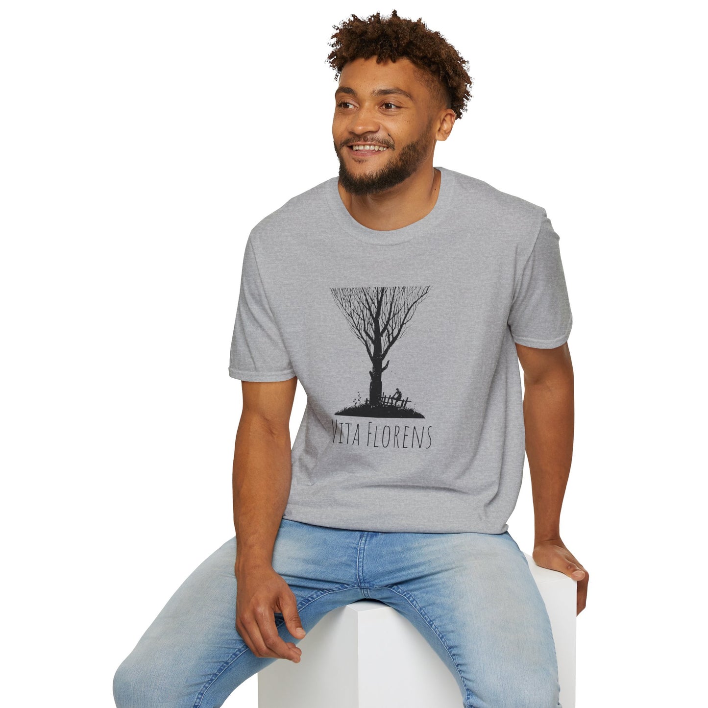 Unisex Softstyle T-Shirt - Tree and Man