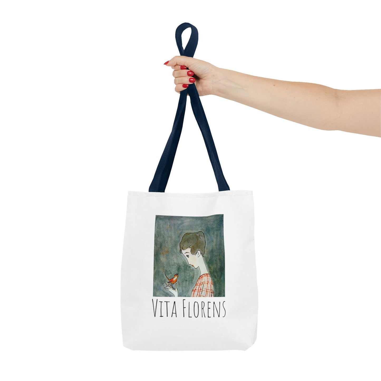 Tote Bag (AOP) - A Red Bird