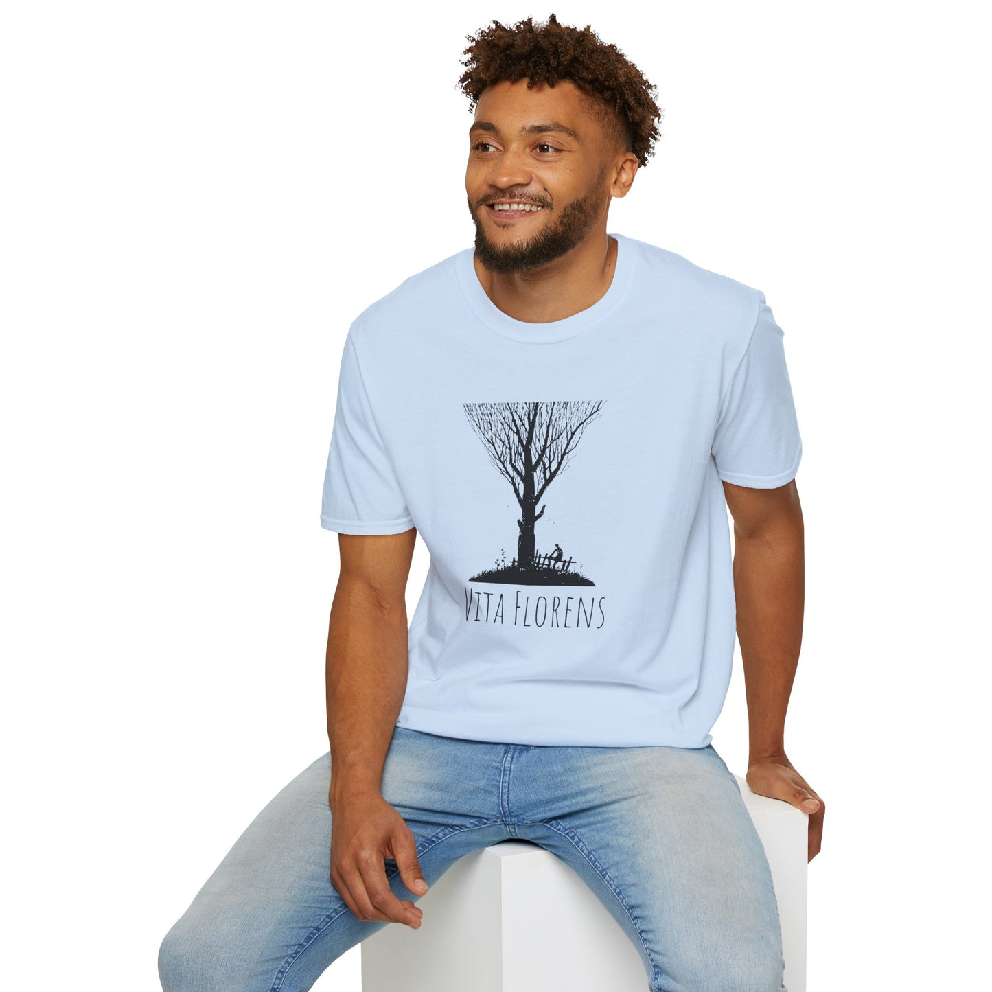 Unisex Softstyle T-Shirt - Tree and Man