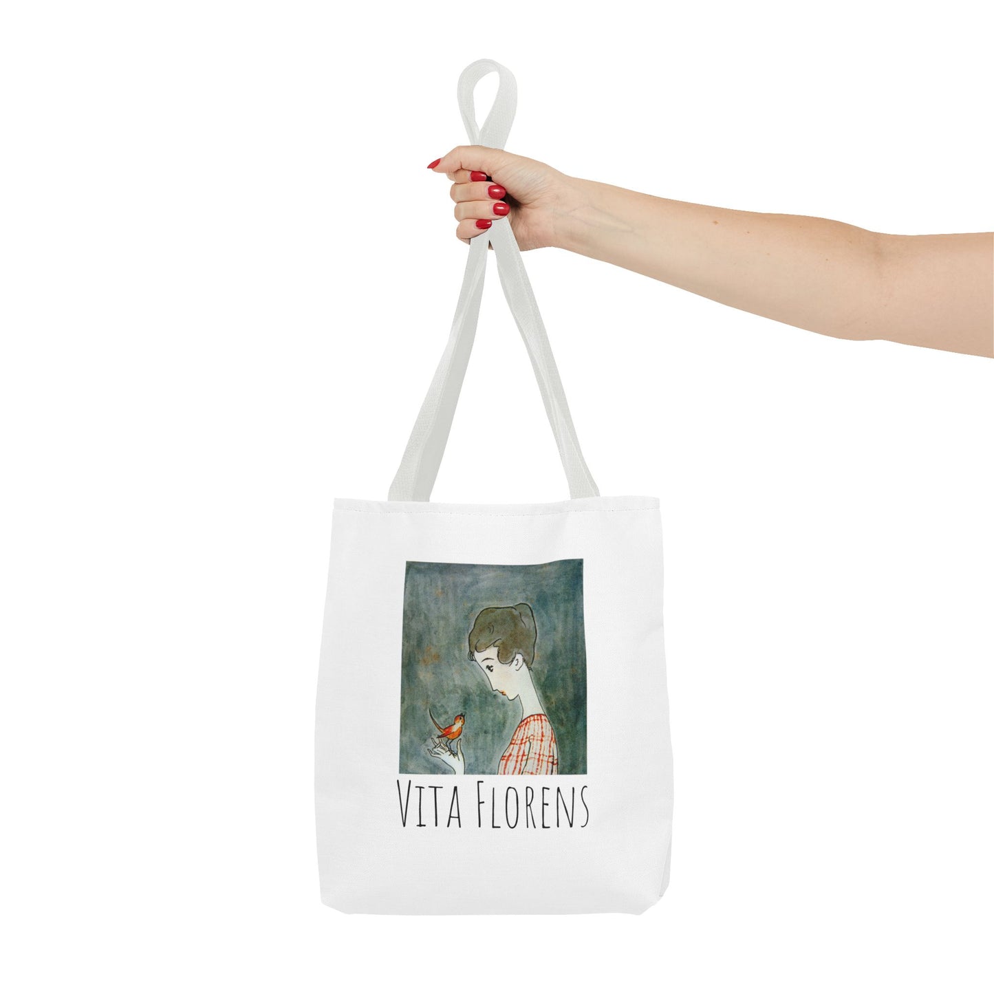 Tote Bag (AOP) - A Red Bird